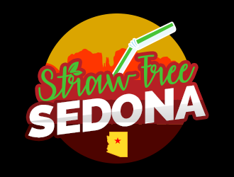 Straw Free Sedona logo design by Sarathi99