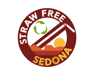 Straw Free Sedona logo design by megalogos