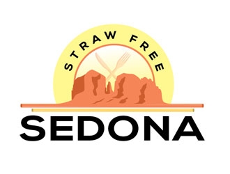 Straw Free Sedona logo design by LogoInvent