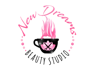 New Dreams Beauty Studio logo design by megalogos