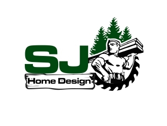 Sj Home Design  logo design by amar_mboiss