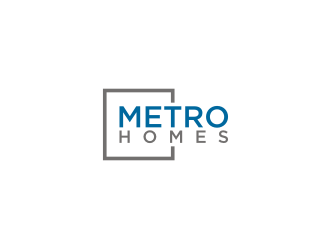 Metro Homes  logo design by rief