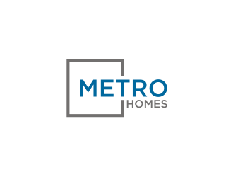 Metro Homes  logo design by rief