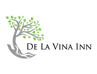 De La Vina Inn logo design by jetzu