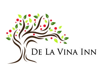 De La Vina Inn logo design by jetzu