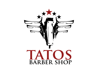 Tatos barber Shop logo design by imagine