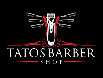 Tatos barber Shop logo design by MAXR