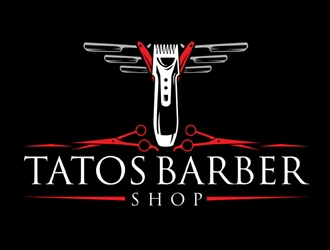 Tatos barber Shop logo design by MAXR