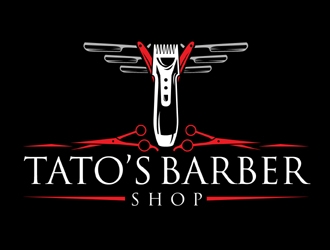 Tatos barber Shop logo design by MAXR