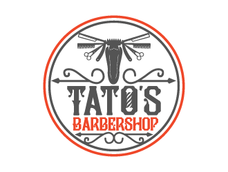 Tatos barber Shop logo design by firstmove