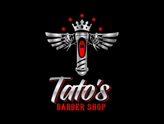 Tatos barber Shop logo design by jaize