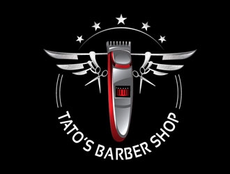 Tatos barber Shop logo design by LogoInvent