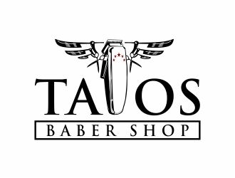 Tatos barber Shop logo design by 48art