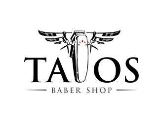 Tatos barber Shop logo design by 48art