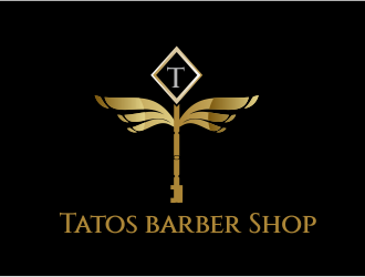 Tatos barber Shop logo design by Greenlight