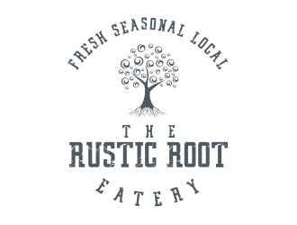 The Rustic Root Eatery logo design by cikiyunn