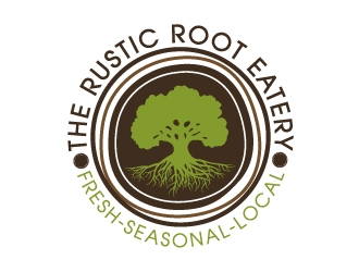 The Rustic Root Eatery logo design by alxmihalcea