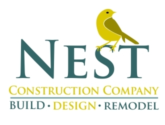 Nest Construction Company logo design by ElonStark