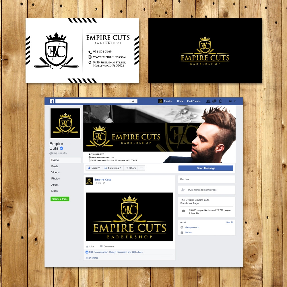 Empire Cuts logo design by torresace