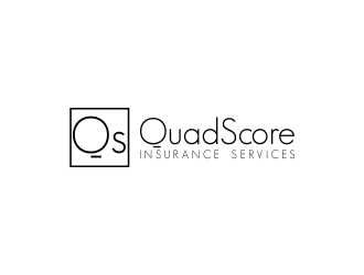 QuadScore Insurance Services logo design by Akli