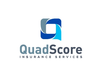 QuadScore Insurance Services logo design by josephope