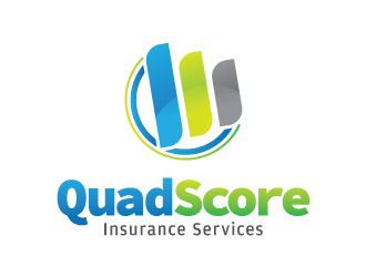 QuadScore Insurance Services logo design by easy@logo