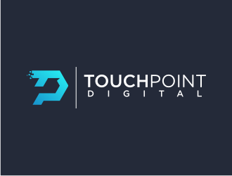Touchpoint Digital logo design by Asani Chie