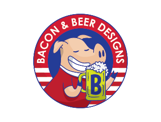 BACON & BEER DESIGNS   logo design by riakdanau