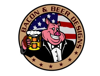 BACON & BEER DESIGNS   logo design by LogoInvent