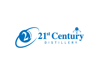 21st Century Distillery logo design by hwkomp