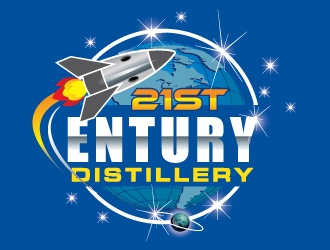 21st Century Distillery logo design by Suvendu