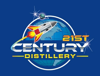 21st Century Distillery logo design by Suvendu
