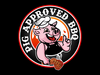 Pig Approved BBQ logo design by firstmove