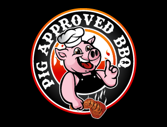 Pig Approved BBQ logo design by firstmove