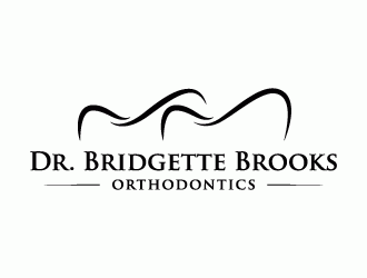 Dr. Bridgette Brooks Orthodontics  logo design by torresace