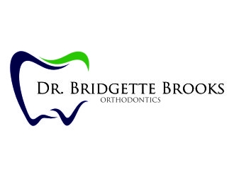Dr. Bridgette Brooks Orthodontics  logo design by jetzu
