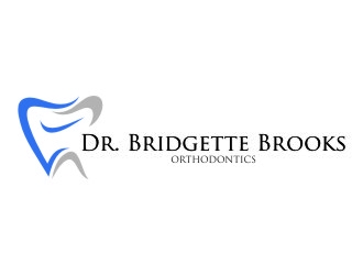 Dr. Bridgette Brooks Orthodontics  logo design by jetzu
