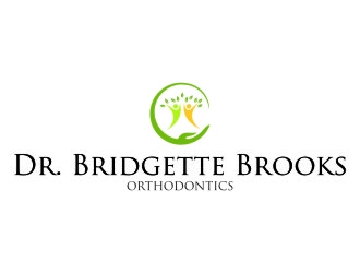 Dr. Bridgette Brooks Orthodontics  logo design by jetzu