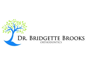Dr. Bridgette Brooks Orthodontics  logo design by jetzu