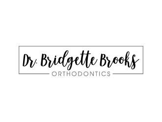 Dr. Bridgette Brooks Orthodontics  logo design by J0s3Ph