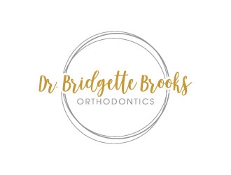 Dr. Bridgette Brooks Orthodontics  logo design by J0s3Ph