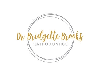 Dr. Bridgette Brooks Orthodontics  logo design by J0s3Ph