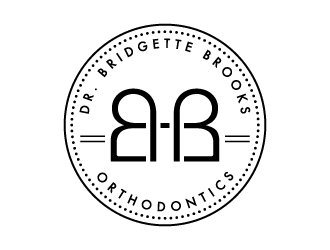 Dr. Bridgette Brooks Orthodontics  logo design by pencilhand