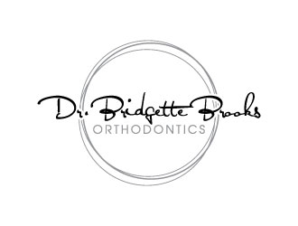 Dr. Bridgette Brooks Orthodontics  logo design by J0s3Ph