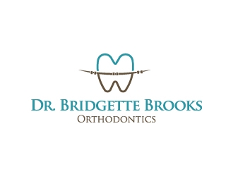 Dr. Bridgette Brooks Orthodontics  logo design by zakdesign700