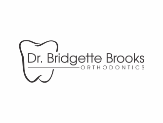 Dr. Bridgette Brooks Orthodontics  logo design by mutafailan