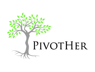 Pivot Her or PivotHer logo design by jetzu