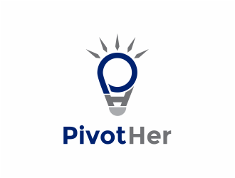 Pivot Her or PivotHer logo design by mutafailan