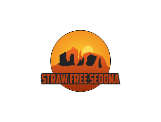 Straw Free Sedona logo design by Greenlight