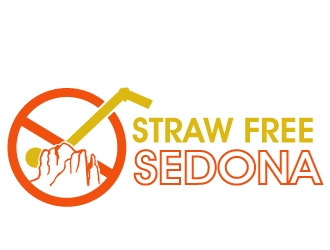 Straw Free Sedona logo design by PMG